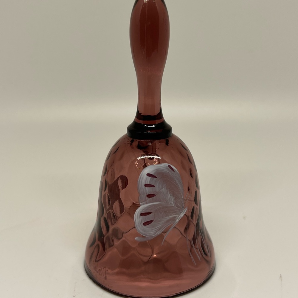 Fenton amethyst glass bell